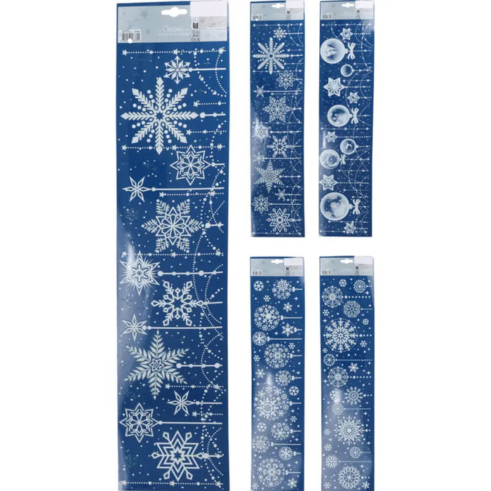 КОЛЕДНИ СТИКЕРИ ЗА ПРОЗОРЕЦ 64X15CM BCC711110