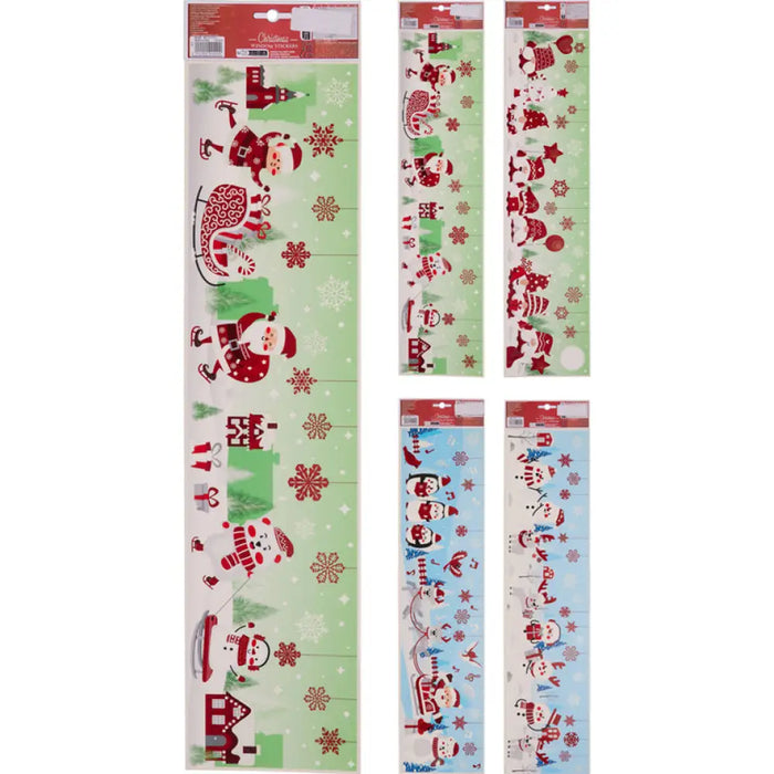 КОЛЕДНИ СТИКЕРИ ЗА ПРОЗОРЕЦ С БРОКАТ BCC711310