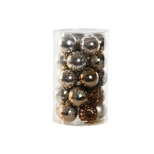 Коледни топки Home ESPRIT Бронз полиетилен 16 x 16 x 26 cm