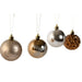 Коледни топки Home ESPRIT Бронз полиетилен 16 x 16 x 26 cm