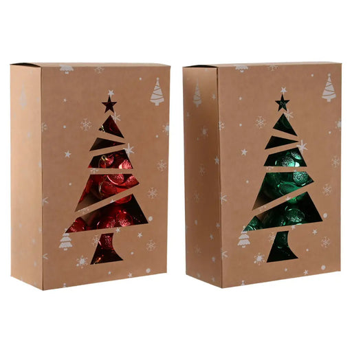 Коледни топки Home ESPRIT Червен Зелен PVC 20 x 10 x 30 cm