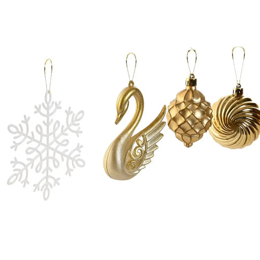 Коледни топки Home ESPRIT Златен полиетилен 28 x 7 x 40 cm