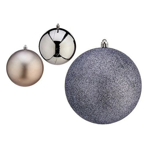 Коледни топки Krist+ 00762 00762 Сребрист Пластмаса Ø 12 cm