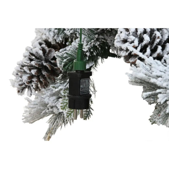 Коледно дърво Home ESPRIT Бял PVC Снежен 140 x 140 x 240 cm