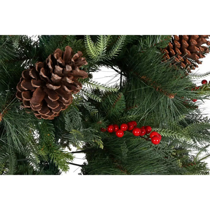 Коледно дърво Home ESPRIT Червен Зелен PVC 120 x 120 x 210