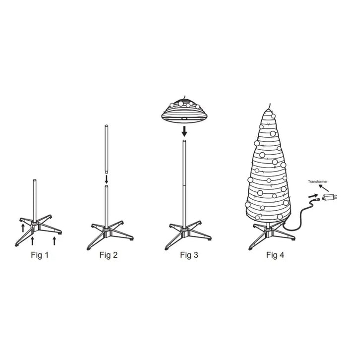 Коледно дърво Home ESPRIT Червен Зелен PVC
