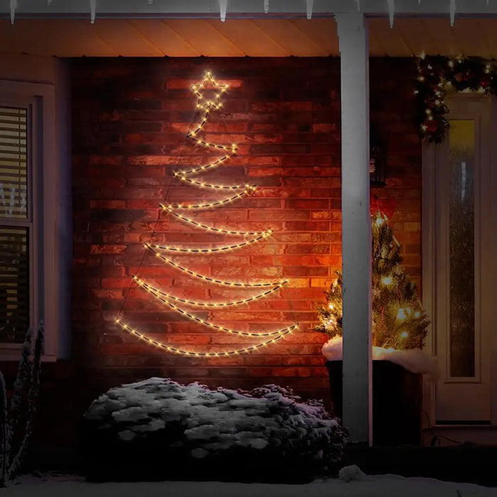 КОЛЕДНО ДЕКО ДЪРВО 150CM 150LED AX5309100