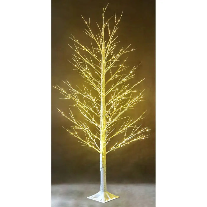 Коледно дърво Home ESPRIT Бял Метал 22 x 22 x 180 cm
