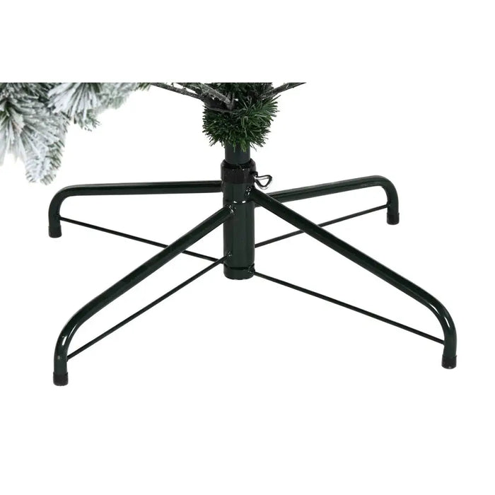 Коледно дърво Home ESPRIT Зелен PVC Метал Снежен 155 x 155