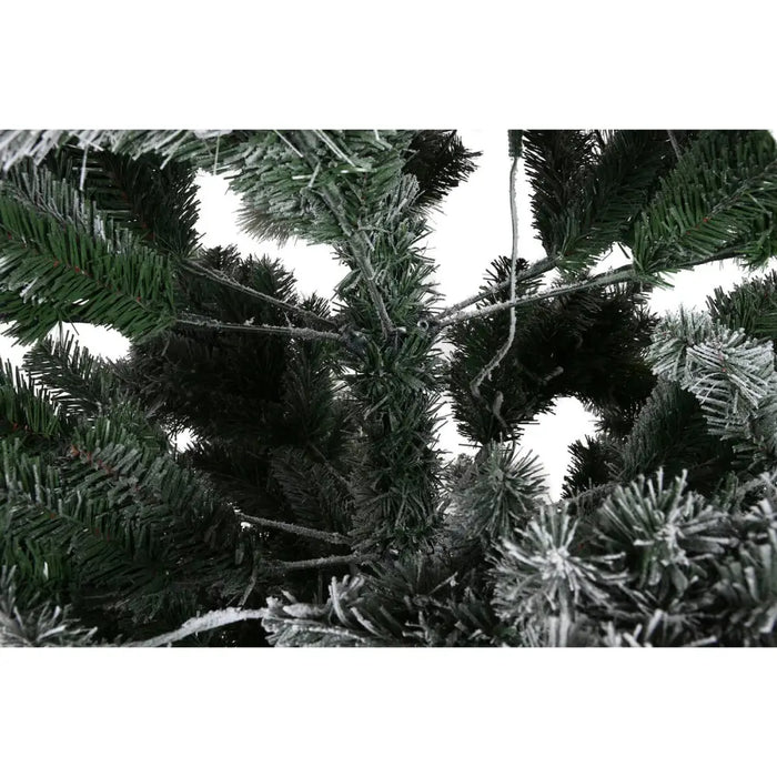 Коледно дърво Home ESPRIT Зелен PVC Метал Снежен 155 x 155