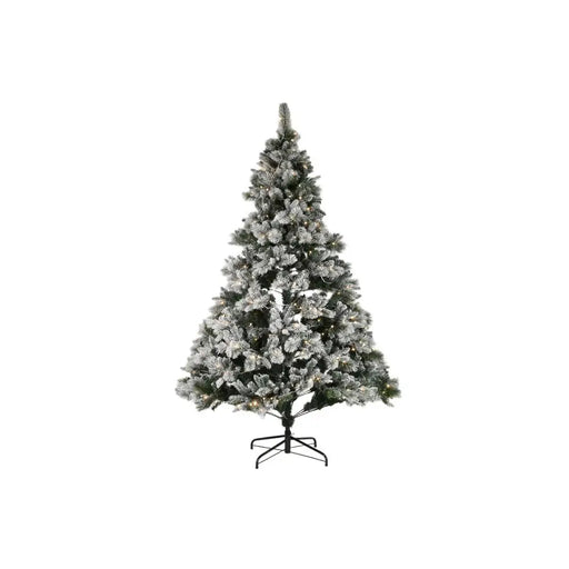 Коледно дърво Home ESPRIT Зелен PVC Метал Снежен 155 x 155
