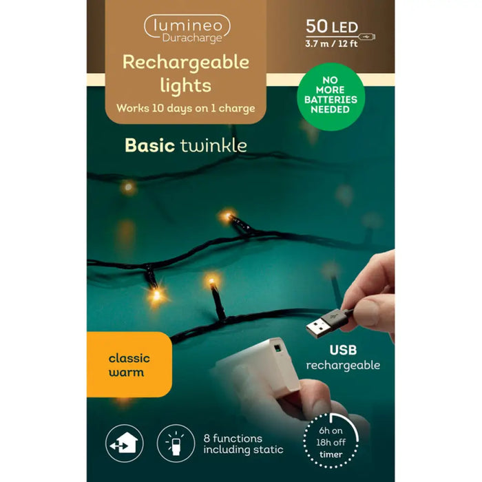 КОЛЕДНО ОСВЕТЛЕНИЕ ГИРЛЯНД 50LED 370CM KAEMINGK 490279