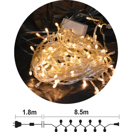 КОЛЕДНО ОСВЕТЛЕНИЕ ГИРЛЯНД 100LED 850CM ENIGMA ET701T-K