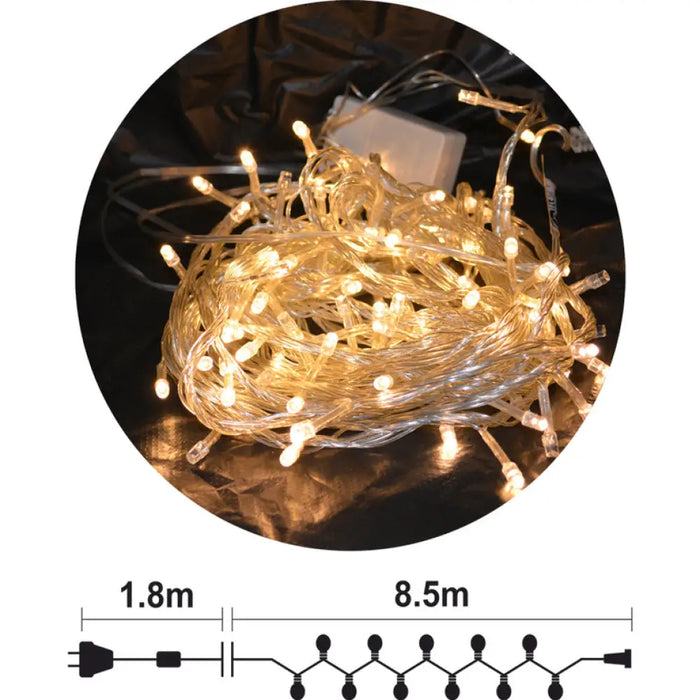 КОЛЕДНО ОСВЕТЛЕНИЕ ГИРЛЯНД 100LED 850CM ENIGMA ET701T-K