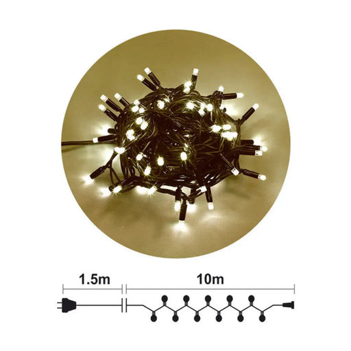 КОЛЕДНО ОСВЕТЛЕНИЕ ГИРЛЯНД 1000CM 90LED ENIGMA ET602B-K2F