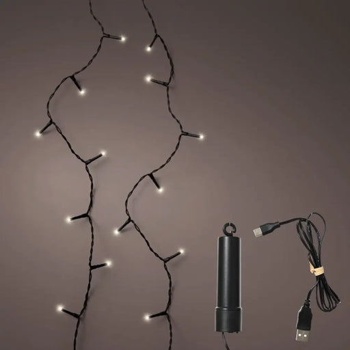КОЛЕДНО ОСВЕТЛЕНИЕ ГИРЛЯНД 100LED 740CM USB RECHARCHABLE