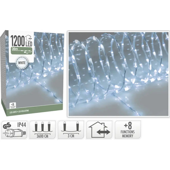 КОЛЕДНО ОСВЕТЛЕНИЕ ГИРЛЯНД 1200LED 3600CM AX9621080