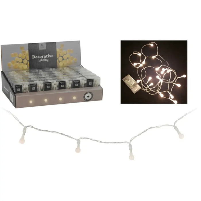 КОЛЕДНО ОСВЕТЛЕНИЕ ГИРЛЯНД 200CM 20LED AX5100100