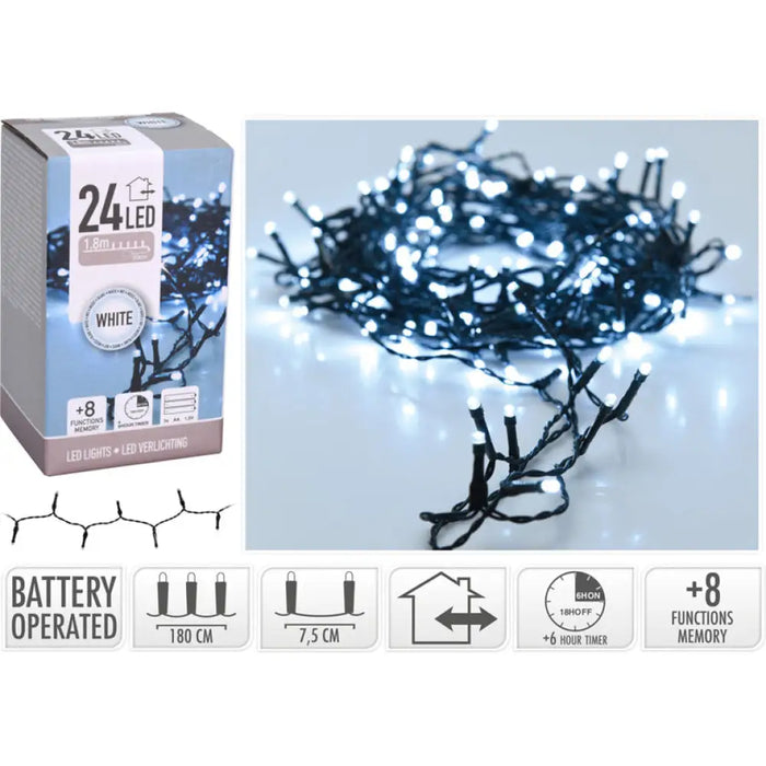 КОЛЕДНО ОСВЕТЛЕНИЕ ГИРЛЯНД 24LED 180CM AX8415000