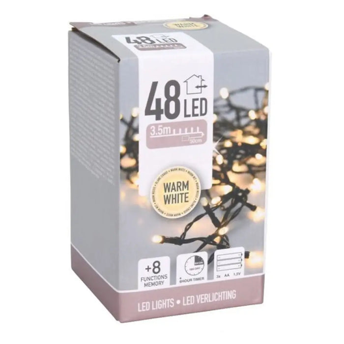 КОЛЕДНО ОСВЕТЛЕНИЕ ГИРЛЯНД 48LED 350CM AX8415210/AX9810120