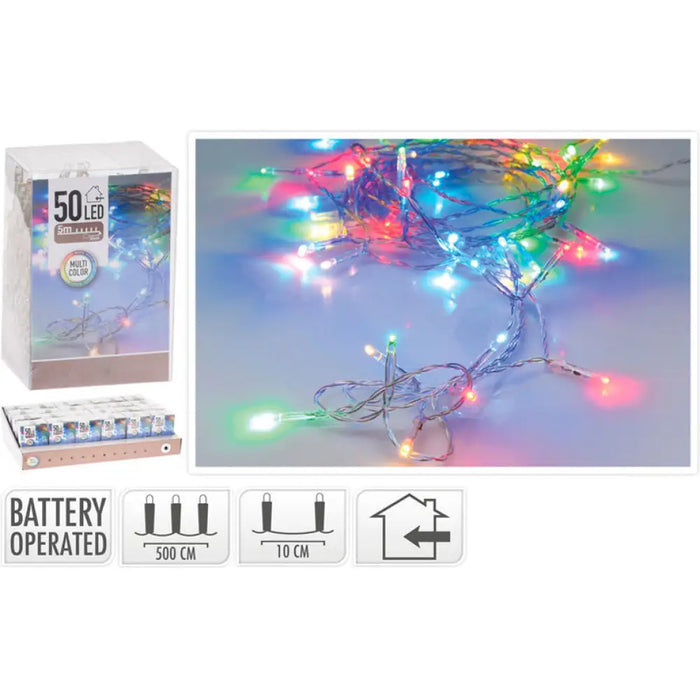 КОЛЕДНО ОСВЕТЛЕНИЕ ГИРЛЯНД 500CM 50LED AXS000760/AX9800260