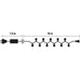 КОЛЕДНО ОСВЕТЛЕНИЕ ГИРЛЯНД 850CM 100LED ENIGMA ET701T-W