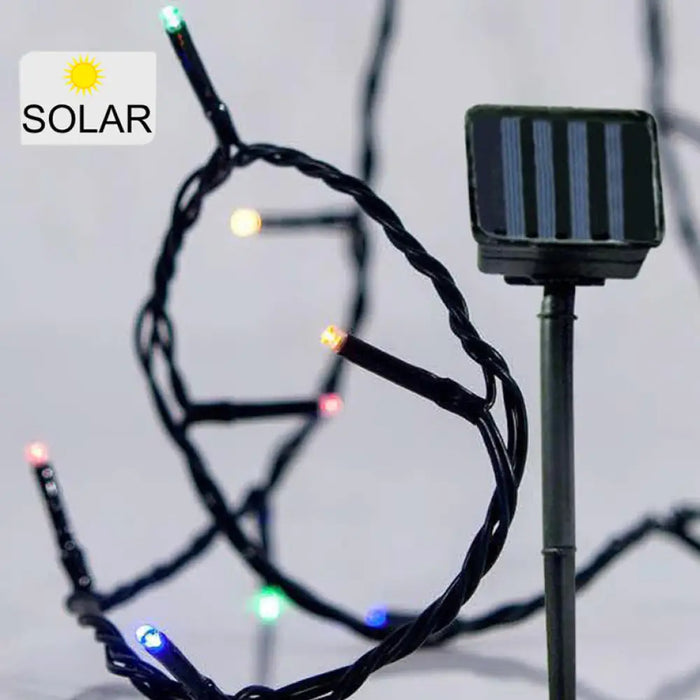 КОЛЕДНО ОСВЕТЛЕНИЕ ГИРЛЯНД SOLAR 96LED 1050CM EUROLAMP 14422