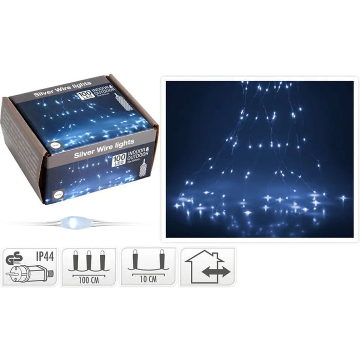 КОЛЕДНО ОСВЕТЛЕНИЕ КАСКАДА 10X100CM 100LED AX8701510