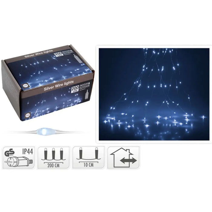 КОЛЕДНО ОСВЕТЛЕНИЕ КАСКАДА 10X200CM 200LED AX8701520