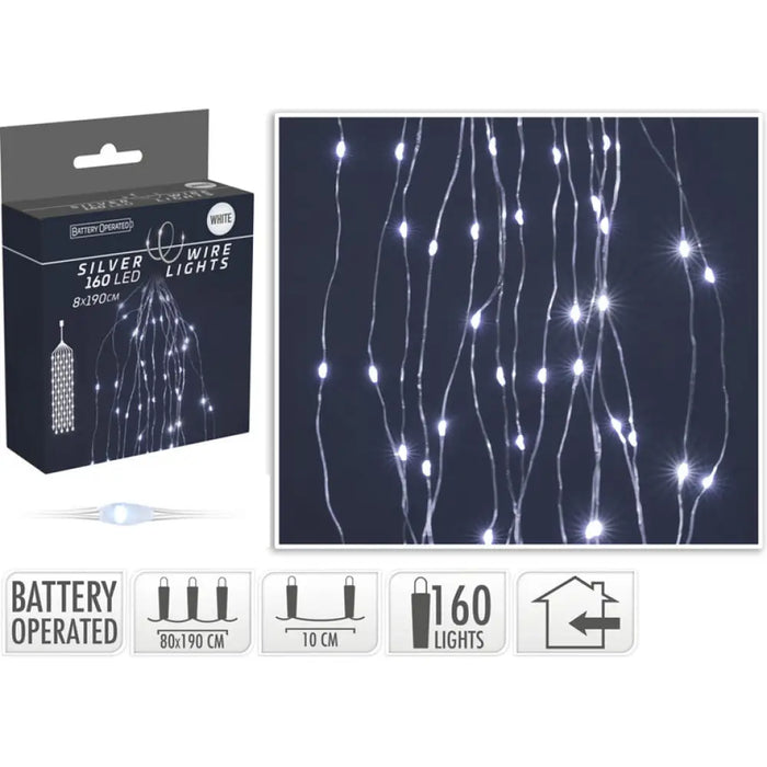 КОЛЕДНО ОСВЕТЛЕНИЕ КАСКАДА 160LED 8X190CM AX9730220