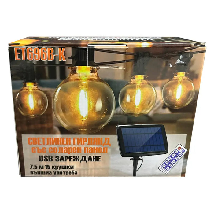 КОЛЕДНО ОСВЕТЛЕНИЕ LED ГИРЛЯНД ENIGMA ET696B-K