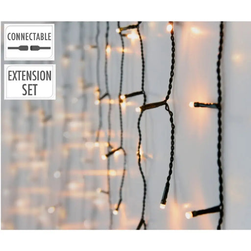 КОЛЕДНО ОСВЕТЛЕНИЕ LED ГИРЛЯНД УДЪЛЖИТЕЛ CONNECTABLE 300CM