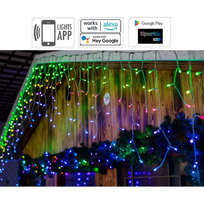 КОЛЕДНО ОСВЕТЛЕНИЕ МРЕЖА SMART 200CM 120LED GARDEN KINGS