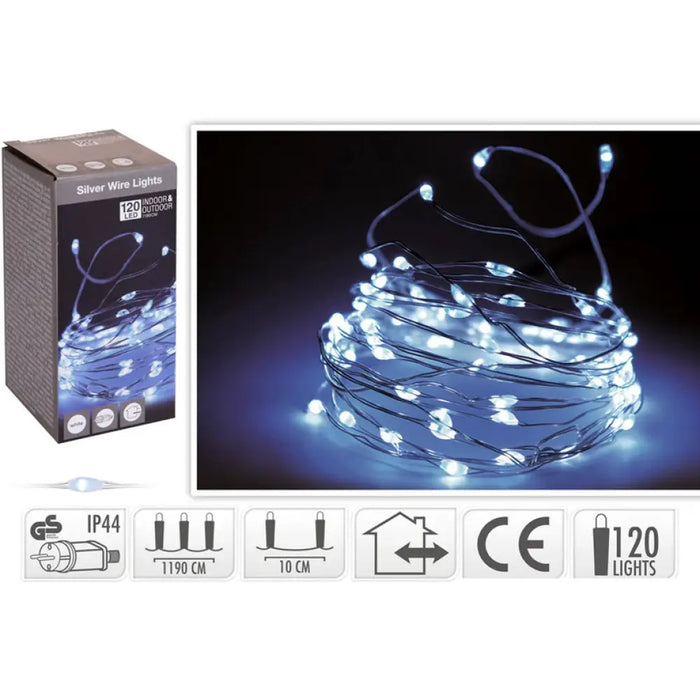 КОЛЕДНО ОСВЕТЛЕНИЕ СТРИНГ 1190CM 120LED AX8716010