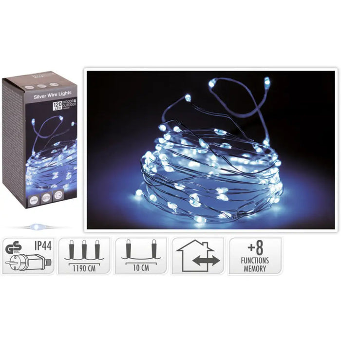 КОЛЕДНО ОСВЕТЛЕНИЕ СТРИНГ 120LED 300CM W AX8716510