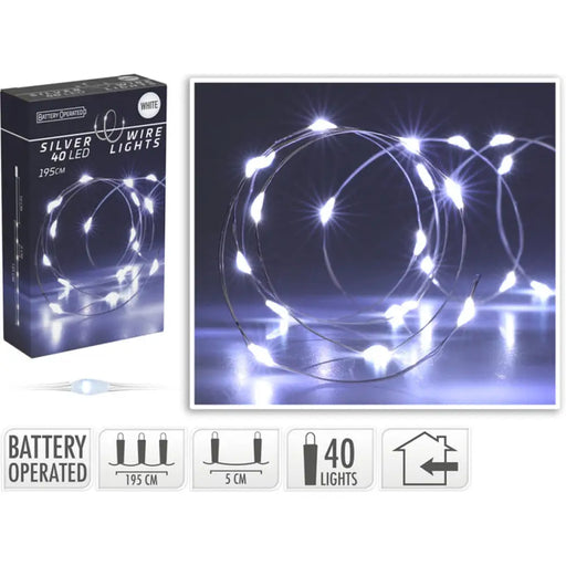 КОЛЕДНО ОСВЕТЛЕНИЕ СТРИНГ 40LED 195CM AX9730420