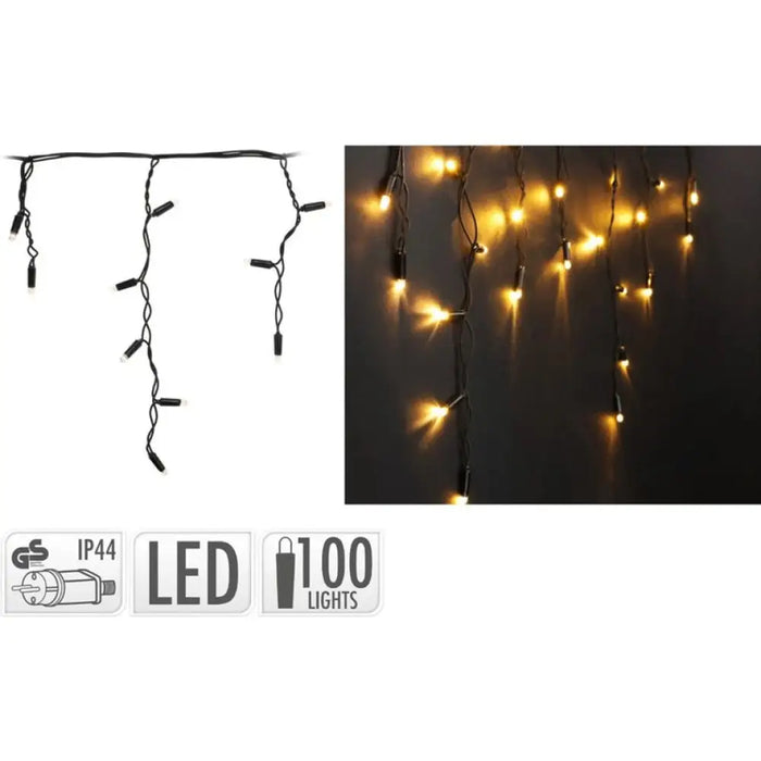 КОЛЕДНО ОСВЕТЛЕНИЕ УДЪЛЖИТЕЛ 400X35CM 100LED -ЗА ВИСУЛКИ