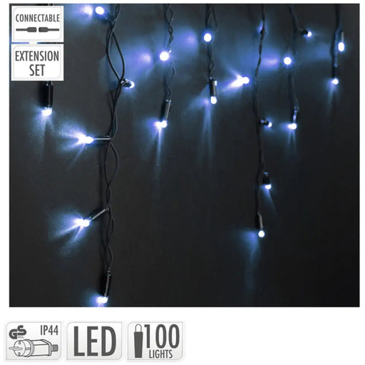 КОЛЕДНО ОСВЕТЛЕНИЕ УДЪЛЖИТЕЛ 400X35CM 100LED -ЗА ВИСУЛКИ