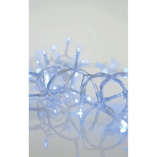 КОЛЕДНО ОСВЕТЛЕНИЕ ВИСУЛКА 180CM 100LED СИН EUROLAMP