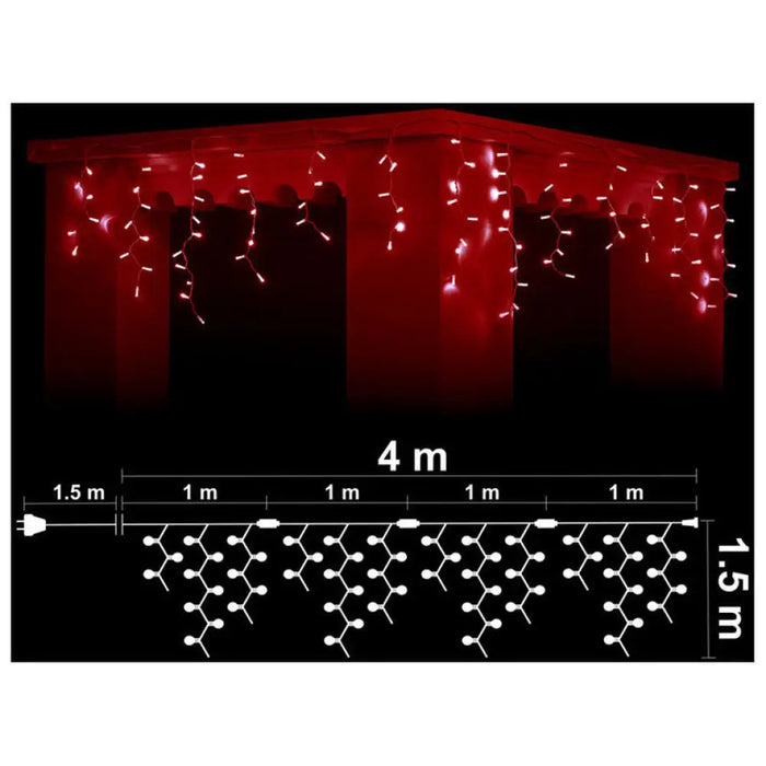 КОЛЕДНО ОСВЕТЛЕНИЕ ВИСУЛКА 400CM 304LED ENIGMA ET646W-RF