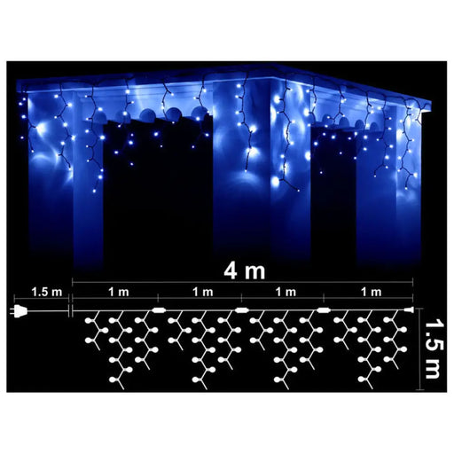 КОЛЕДНО ОСВЕТЛЕНИЕ ВИСУЛКА 400X150CM 304LED ENIGMA ET645B-B