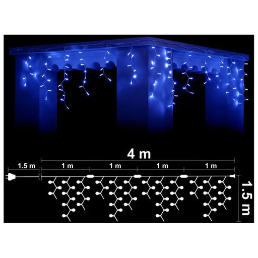 КОЛЕДНО ОСВЕТЛЕНИЕ ВИСУЛКА 400X150CM 304LED ENIGMA ET645W-B