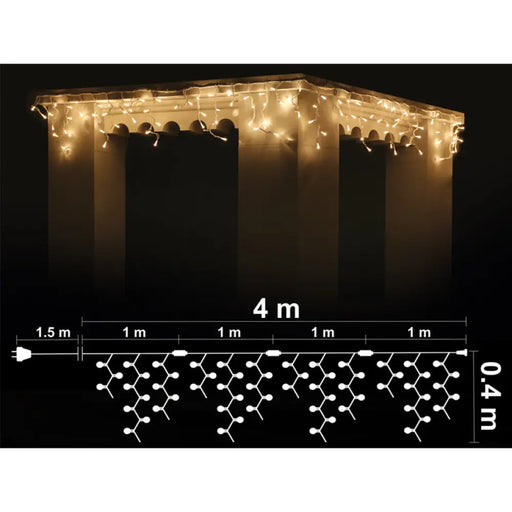 КОЛЕДНО ОСВЕТЛЕНИЕ ВИСУЛКА 400X40CM 120LED ENIGMA ET0669WW