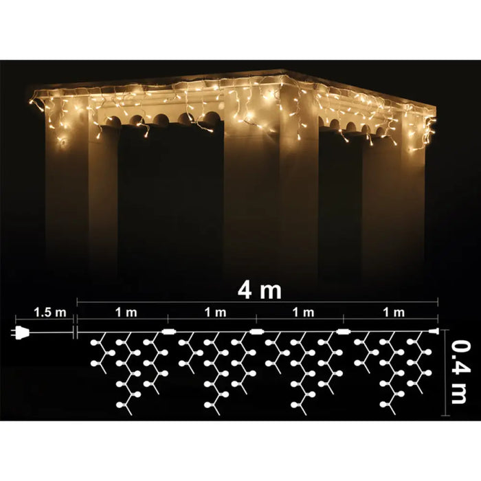 КОЛЕДНО ОСВЕТЛЕНИЕ ВИСУЛКА 400X40CM 120LED ENIGMA ET0669WW