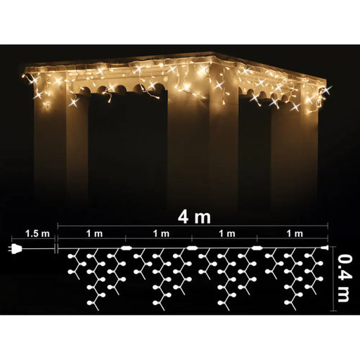 КОЛЕДНО ОСВЕТЛЕНИЕ ВИСУЛКА 400X40CM 120LED ENIGMA ET641B-K2F