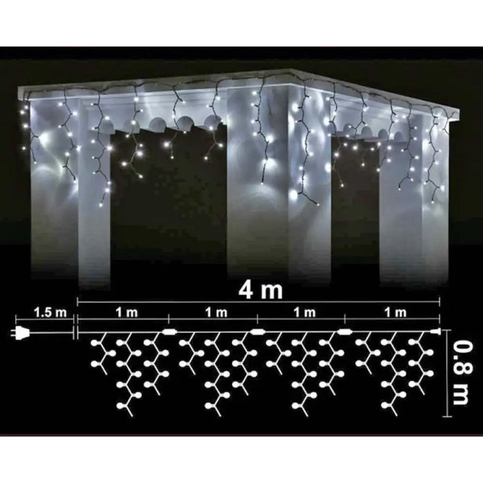КОЛЕДНО ОСВЕТЛЕНИЕ ВИСУЛКА 400X80CM 152LED ENIGMA ET0648B