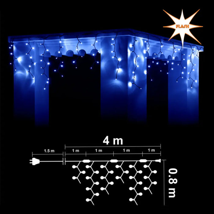 КОЛЕДНО ОСВЕТЛЕНИЕ ВИСУЛКА 400X80CM 216 + 32LED ENIGMA