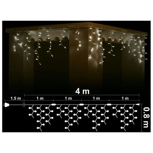 КОЛЕДНО ОСВЕТЛЕНИЕ ВИСУЛКА 400X80CM 216 + 32LED ENIGMA