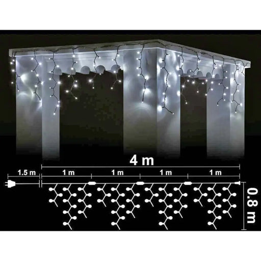 КОЛЕДНО ОСВЕТЛЕНИЕ ВИСУЛКА 400X80CM 248LED ENIGMA ET643W-W