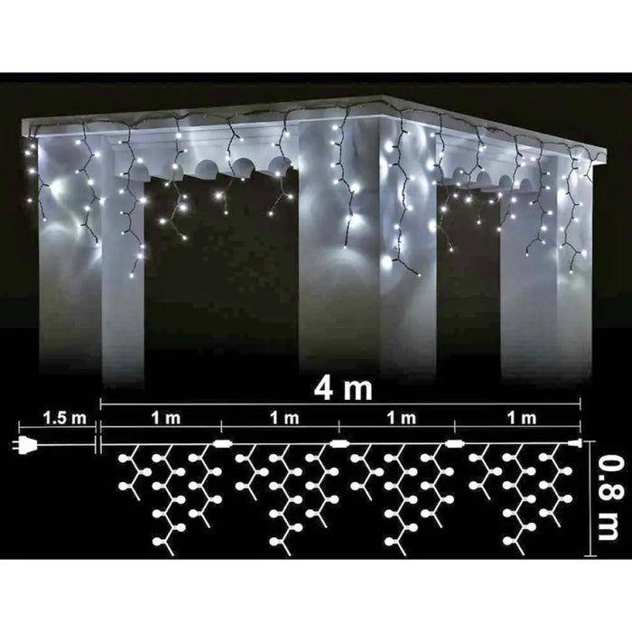 КОЛЕДНО ОСВЕТЛЕНИЕ ВИСУЛКА 400X80CM 248LED ENIGMA ET643W-W